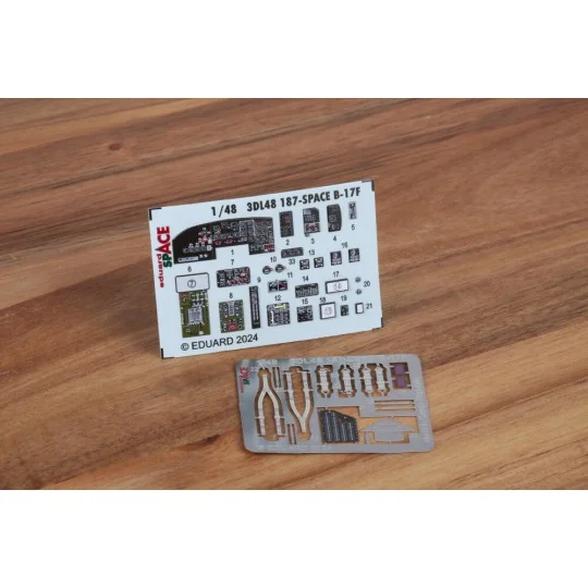 B-17F SPACE 1/48 - Eduard Accessories 3DL48187