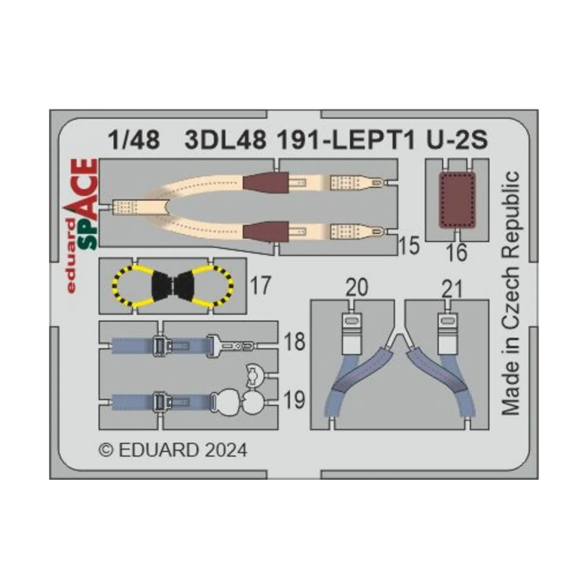 U-2S SPACE, 1/48 - Eduard Accessories 3DL48191