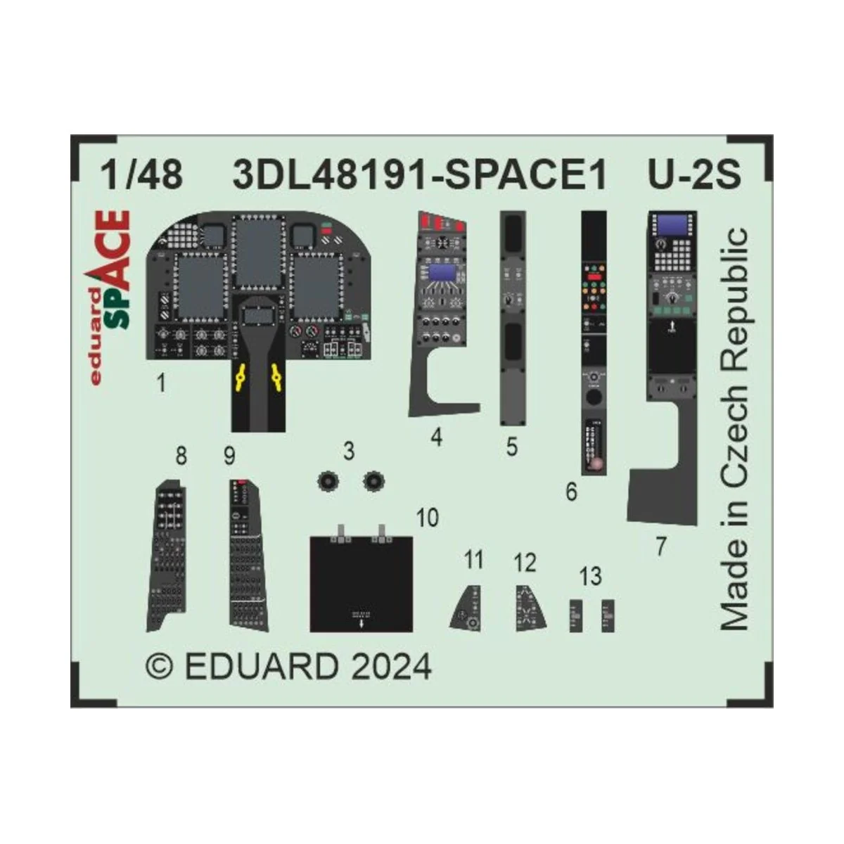U-2S SPACE, 1/48 - Eduard Accessories 3DL48191