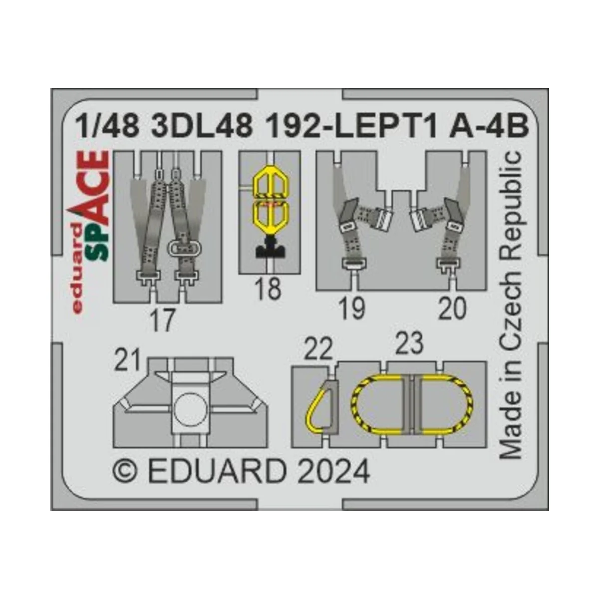 A-4B SPACE, 1/48 - Eduard Accessories 3DL48192