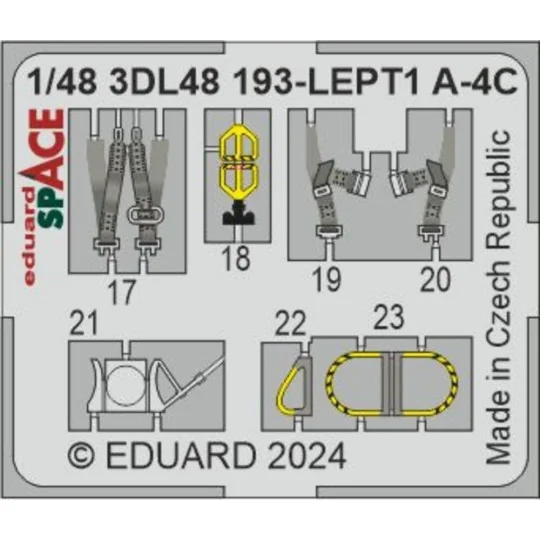 A-4C SPACE, 1/48 - Eduard Accessories 3DL48193