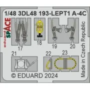 A-4C SPACE, 1/48 - Eduard Accessories 3DL48193