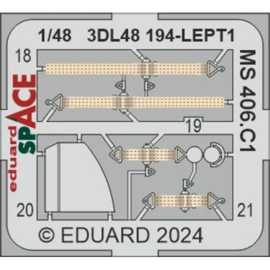 MS 406.C1 SPACE - Eduard Accessories 3DL48194