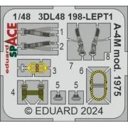 A-4M mod. 1975 SPACE MAGIC FACTORY, 1/48 - Eduard Accessories 3DL48198 A-4M mod. 1975 SPACE MAGIC FACTORY, 1/48 - Eduard Accessories 3DL48198