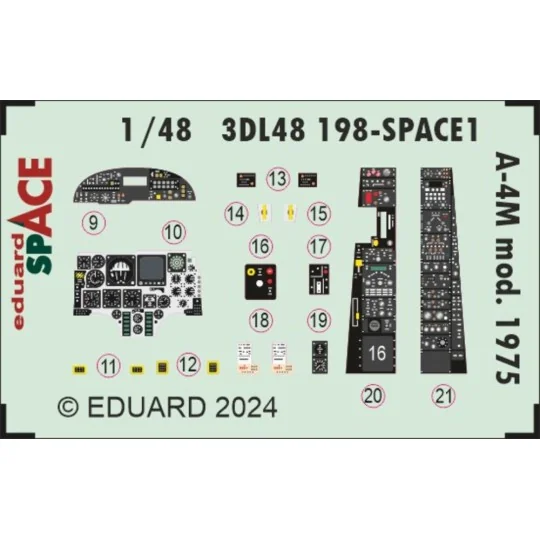 A-4M mod. 1975 SPACE MAGIC FACTORY - Eduard Accessories 3DL48198