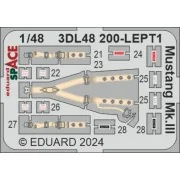 Mustang Mk.III SPACE, 1/48 - Eduard Accessories 3DL48200