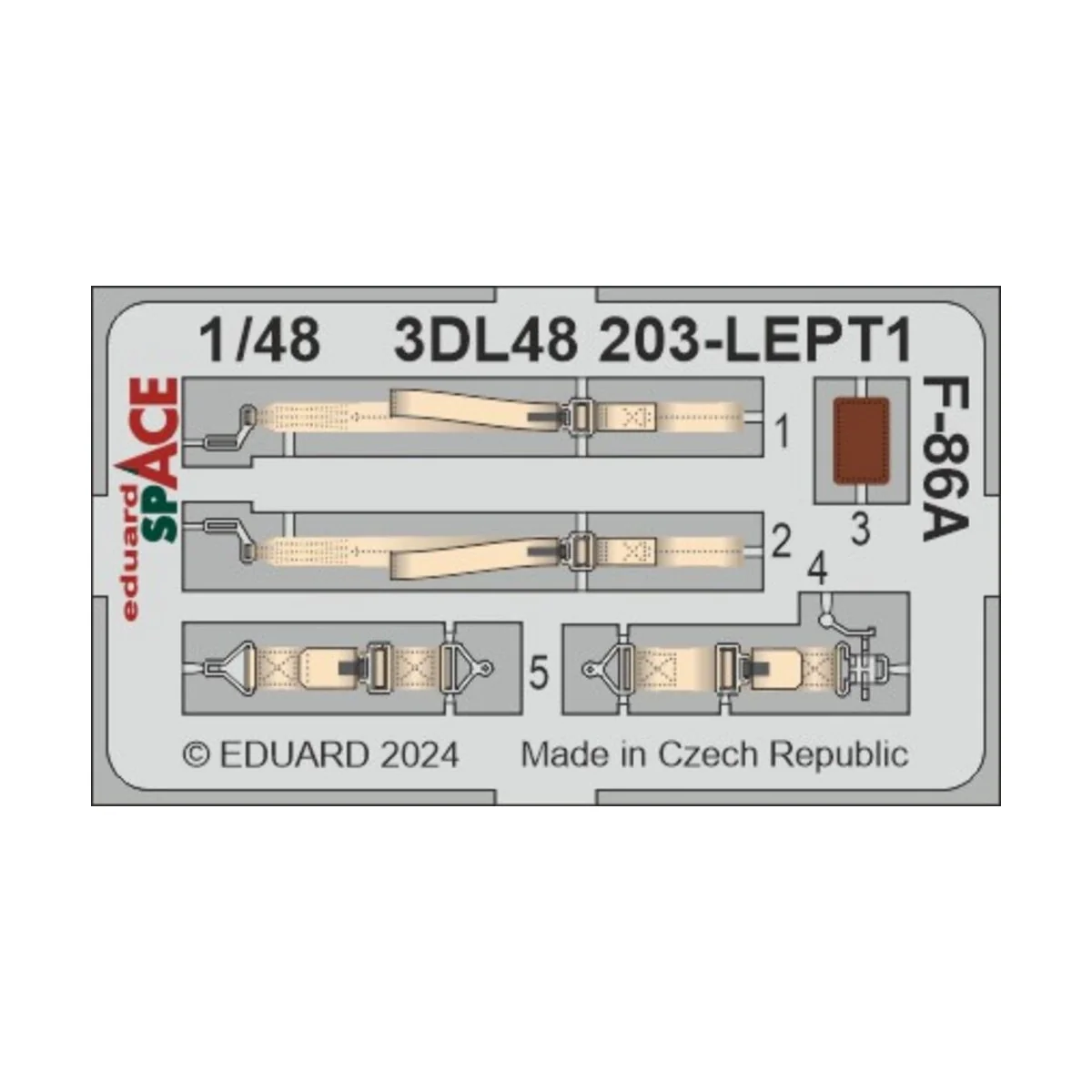 F-86A SPACE CLEAR PROP - Eduard Accessories 3DL48203