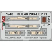 F-86A SPACE CLEAR PROP - Eduard Accessories 3DL48203