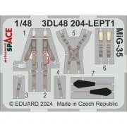 MiG-35 SPACE HOBBY BOSS, 1/48 - Eduard Accessories 3DL48204
