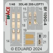 Bf 109G-4 SPACE EDUARD, 1/48 - Eduard Accessories 3DL48205