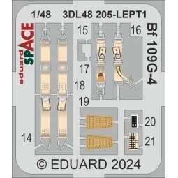 Bf 109G-4 SPACE EDUARD - Eduard Accessories 3DL48205