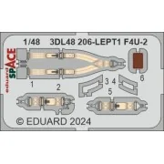 F4U-2 SPACE HOBBY BOSS, 1/48 - Eduard Accessories 3DL48206