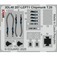Chipmunk T.20 SPACE AIRFIX, 1/48 - Eduard Accessories 3DL48207