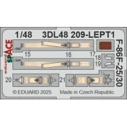 F-86F-25/30 SPACE AIRFIX, 1/48 - Eduard Accessories 3DL48209