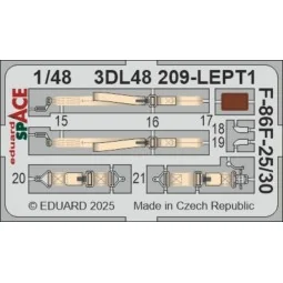 F-86F-25/30 SPACE AIRFIX, 1/48 - Eduard Accessories 3DL48209