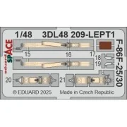 F-86F-25/30 SPACE AIRFIX - Eduard Accessories 3DL48209