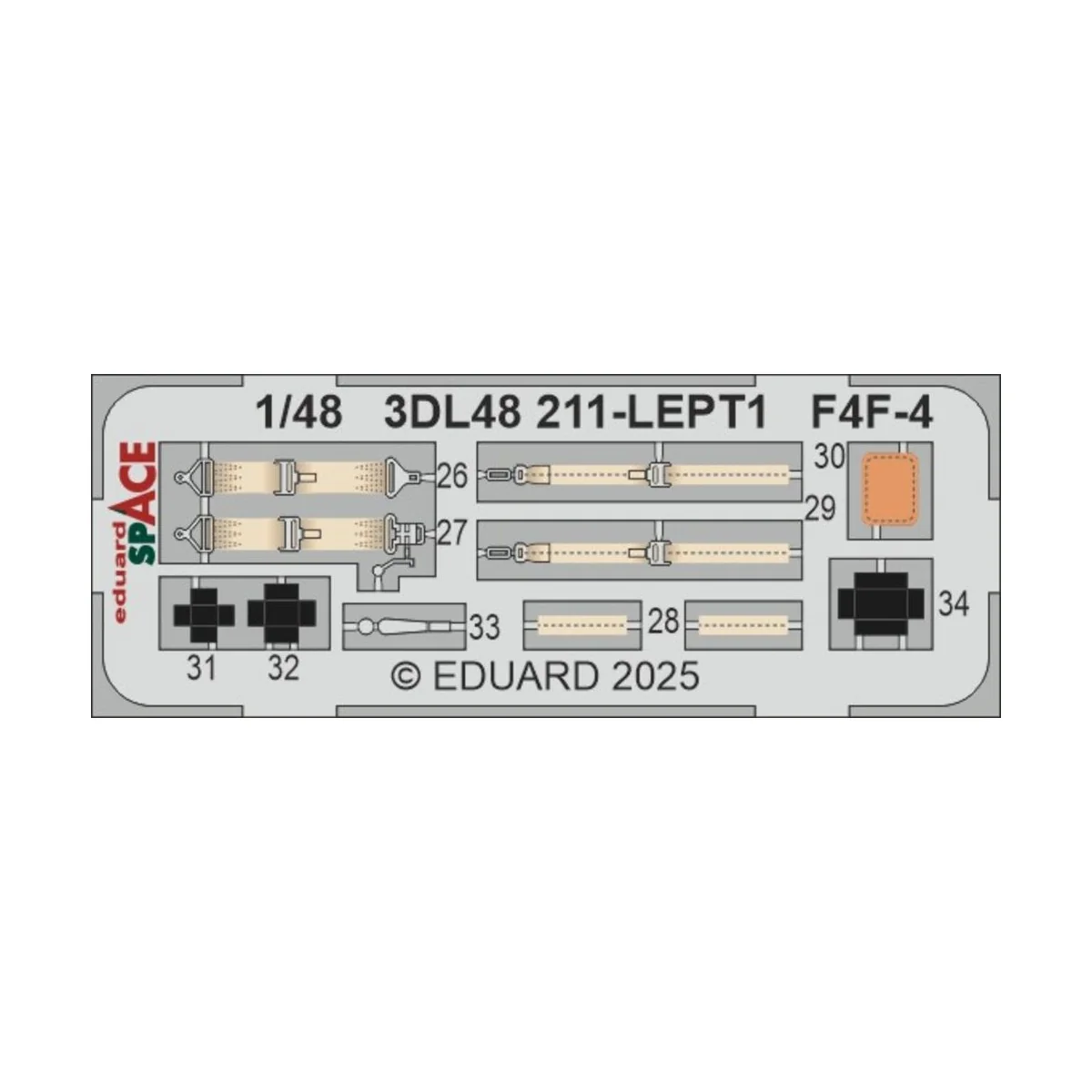 F4F-4 SPACE ACADEMY - Eduard Accessories 3DL48211