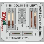 A6M5 Zero (Nakajima) SPACE FINE MOLDS, 1/48 - Eduard Accessories 3D...