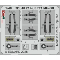 MH-60L SPACE ICM, 1/48 - Eduard Accessories 3DL48217