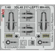 MH-60L SPACE ICM - Eduard Accessories 3DL48217