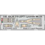 Lysander Mk.I/III SPACE AIRFIX - Eduard Accessories 3DL48218