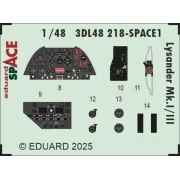 Lysander Mk.I/III SPACE AIRFIX - Eduard Accessories 3DL48218