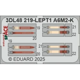 A6M2-K SPACE EDUARD, 1/48 - Eduard Accessories 3DL48219