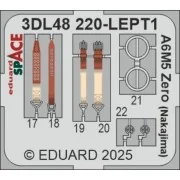 A6M5 Zero (Nakajima) SPACE EDUARD, 1/48 - Eduard Accessories 3DL48220