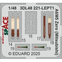 A6M5 Zero (Mitsubishi) SPACE FINE MOLDS, 1/48 - Eduard Accessories ...