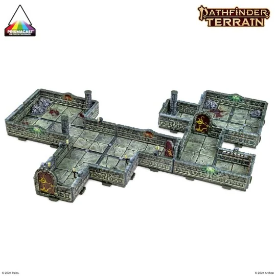 Dungeons & Lasers PATHFINDER TERRAIN: ABOMINATION VAULTS Pre-painte...
