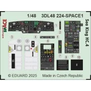 Sea King HC.4 SPACE AIRFIX, 1/48 - Eduard Accessories 3DL48224