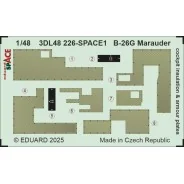 B-26G Marauder cockpit insulation & armour plates SPACE ICM, 1/48 -...