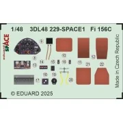 Fi 156C SPACE TAMIYA - Eduard Accessories 3DL48229