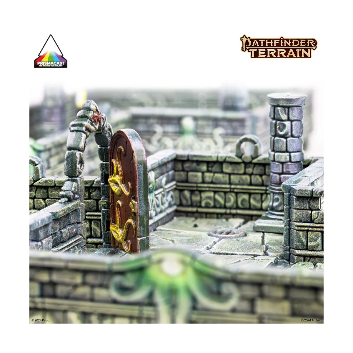 Dungeons & Lasers PATHFINDER TERRAIN: ABOMINATION VAULTS Pre-painte...