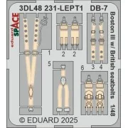 DB-7 Boston III w/ British seatbelts SPACE HKM - Eduard Accessories...