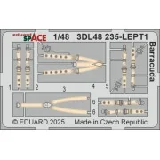 Barracuda SPACE TRUMPETER - Eduard Accessories 3DL48235
