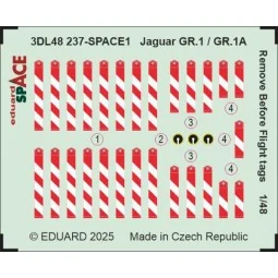 Jaguar GR.1 / GR.1A Remove Before Flighth tags SPACE AIRFIX - Eduar...