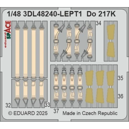 Do 217K SPACE ICM, 1/48 - Eduard Accessories 3DL48240 Do 217K SPACE ICM, 1/48 - Eduard Accessories 3DL48240