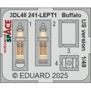 Buffalo US version SPACE TAMIYA, 1/48 - Eduard Accessories 3DL48241 Buffalo US version SPACE TAMIYA, 1/48 - Eduard Accessories 3DL48241