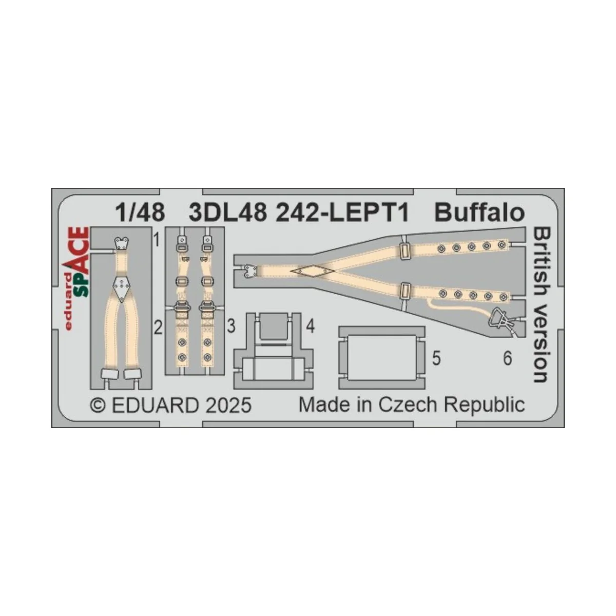 Buffalo British version SPACE TAMIYA - Eduard Accessories 3DL48242