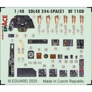 Bf 110D SPACE EDUARD, 1/48 - Eduard Accessories 3DL48244