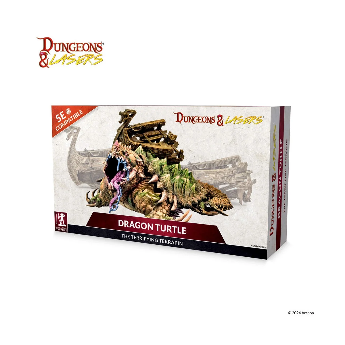 Dungeons & Lasers Miniatures: DRAGON TURTLE - Archon Studio DNL0086