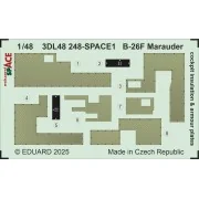 B-26F Marauder cockpit insulation & armour plates SPACE ICM - Eduar...