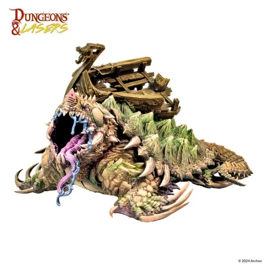 Dungeons & Lasers Miniatures: DRAGON TURTLE - Archon Studio DNL0086
