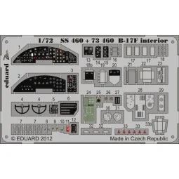 B-17F interior for Revell, 1/72 - Eduard Accessories SS460