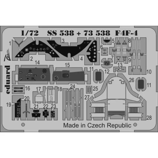 F4F-4 for Airfix - Eduard Accessories SS538