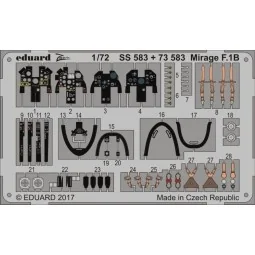 Mirage F.1B for Special Hobby, 1/72 - Eduard Accessories SS583