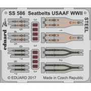 Seatbelts USAAF WWII STEEL - Eduard Accessories SS586