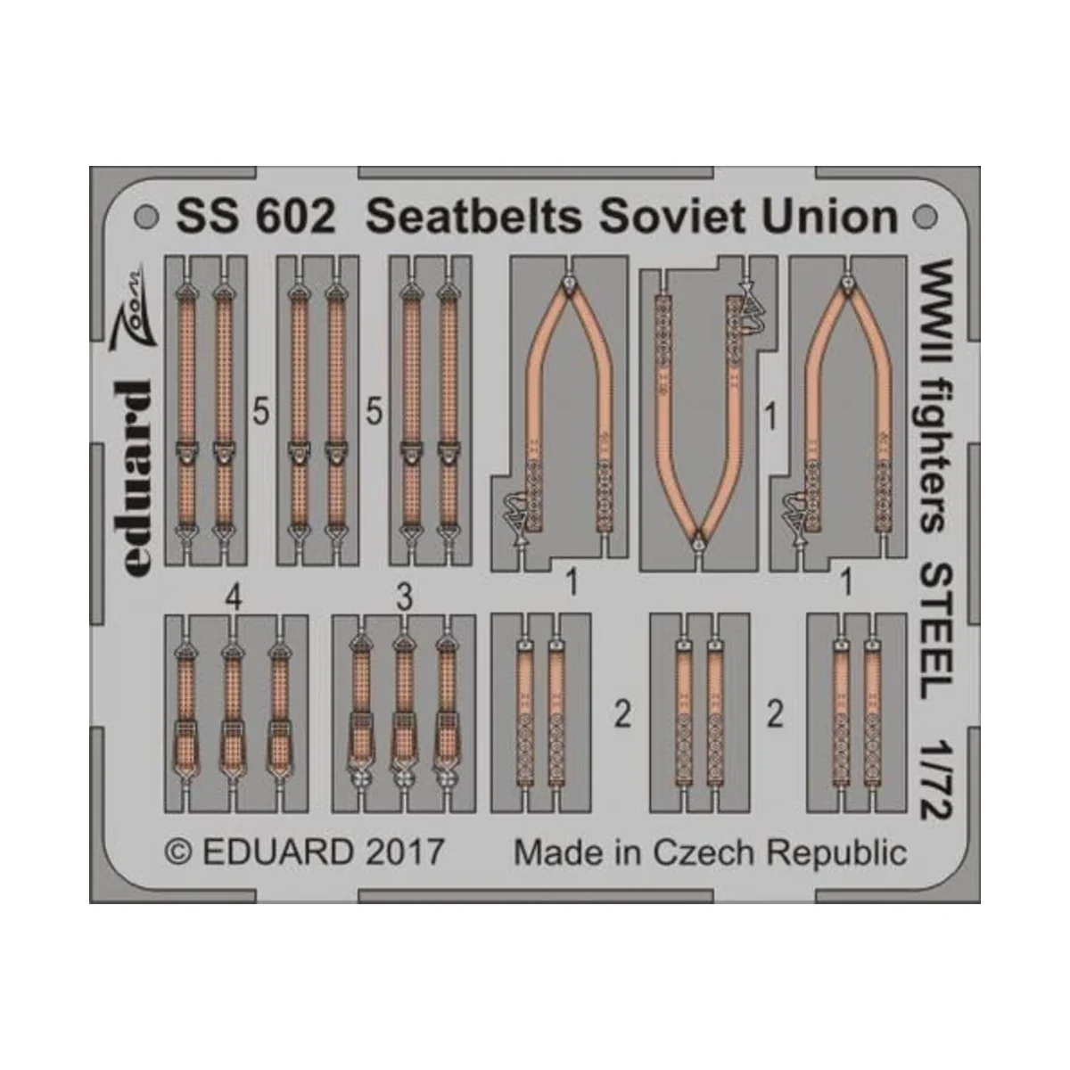 Seatbelts Soviet Union WW2 fighters STEE - Eduard Accessories SS602