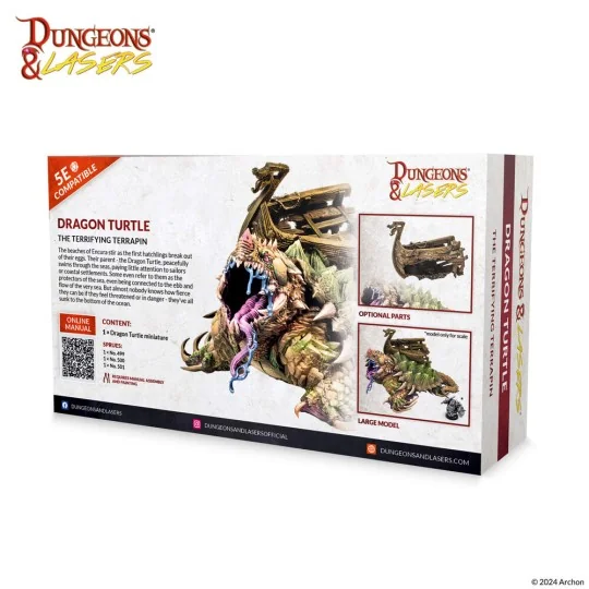 Dungeons & Lasers Miniatures: DRAGON TURTLE - Archon Studio DNL0086